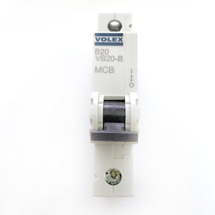 Volex VB20-B B20 20A 20 Amp MCB Circuit Breaker Type B
